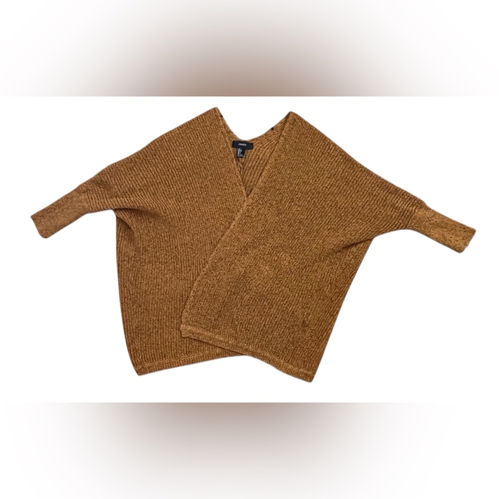 Forever 21 Size L Burnt Orange Open Front Cardigan.‎
